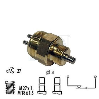 Выключатель, фара заднего хода MEAT & DORIA 36020