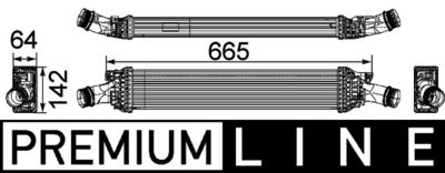 Интеркулер MAHLE CI 170 000P