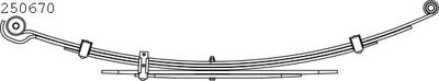 Многолистовая рессора CS Germany 10.250.670.00