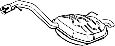 Глушитель выхлопных газов конечный BOSAL 235-187