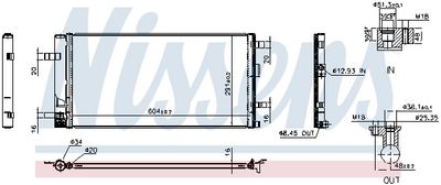 Конденсатор, кондиционер NISSENS 941344