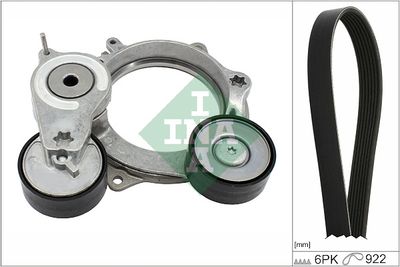 Ķīļrievu siksnu komplekts Schaeffler INA 529 0574 10