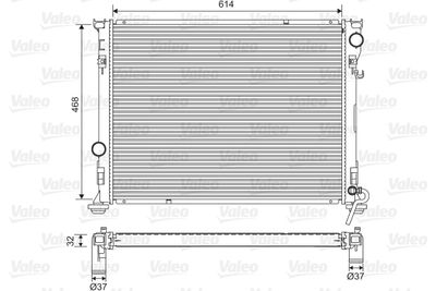 Radiators, Motora dzesēšanas sistēma VALEO 701562
