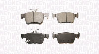 Bremžu uzliku kompl., Disku bremzes MAGNETI MARELLI 363916060938