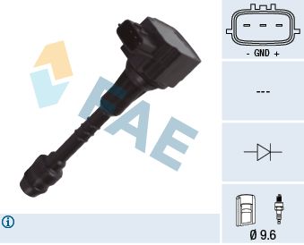 Aizdedzes spole FAE 80370