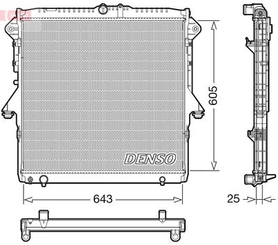 Radiators, Motora dzesēšanas sistēma DENSO DRM10119