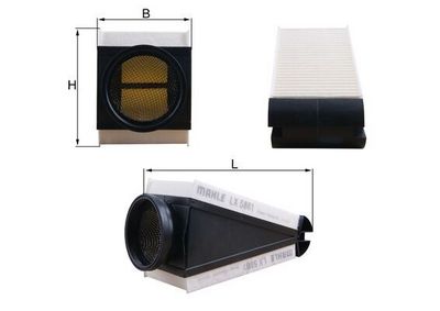 Воздушный фильтр MAHLE LX 5861