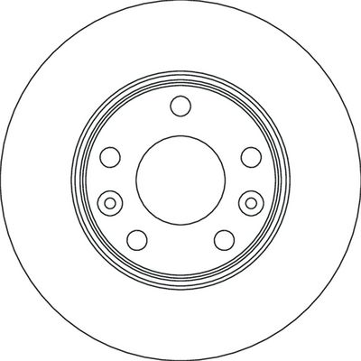 Тормозной диск TRW DF4637