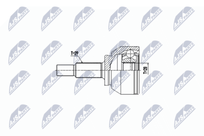 Шарнирный комплект, приводной вал NTY NPZ-PL-041