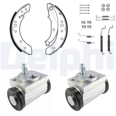 Bremžu loku komplekts DELPHI KP1110