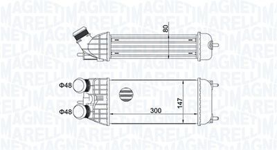 Интеркулер MAGNETI MARELLI 351319204470