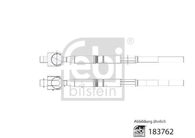 Осевой шарнир, рулевая тяга FEBI BILSTEIN 183762