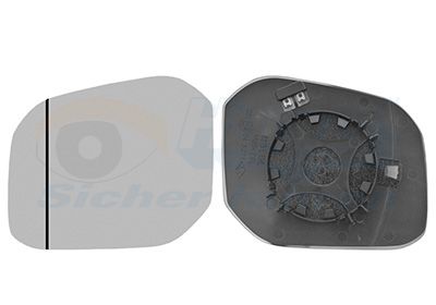 Spoguļstikls, Ārējais atpakaļskata spogulis VAN WEZEL 5854837