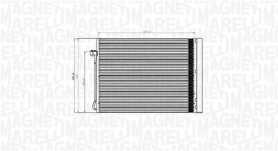 Конденсатор, кондиционер MAGNETI MARELLI 350203795000