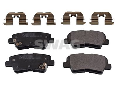 Bremžu uzliku kompl., Disku bremzes SWAG 33 10 7268