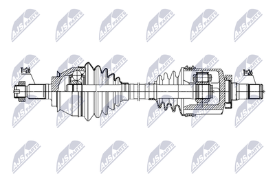 Piedziņas vārpsta NTY NPW-BM-206
