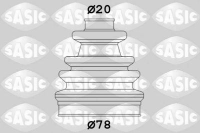Комплект пыльника, приводной вал SASIC 9004637