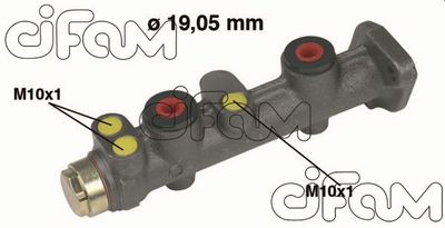 Galvenais bremžu cilindrs CIFAM 202-024