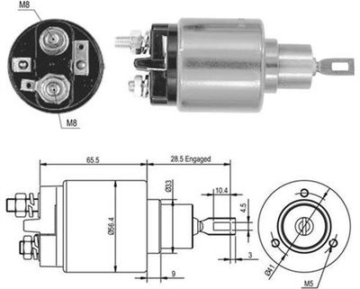 Ievilcējrelejs, Starteris MAGNETI MARELLI 940113050379