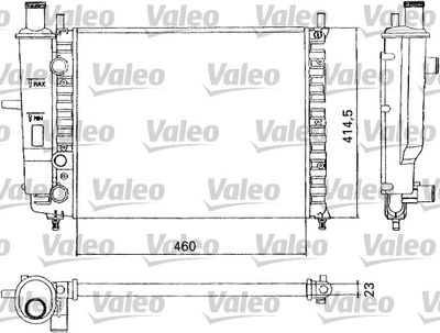 Radiators, Motora dzesēšanas sistēma VALEO 731304