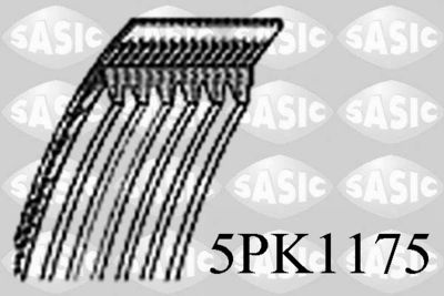 Ķīļrievu siksna SASIC 5PK1175