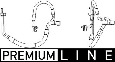 Augst-/Zemspiediena cauruļvads, Gaisa kond. sist. MAHLE AP 117 000P