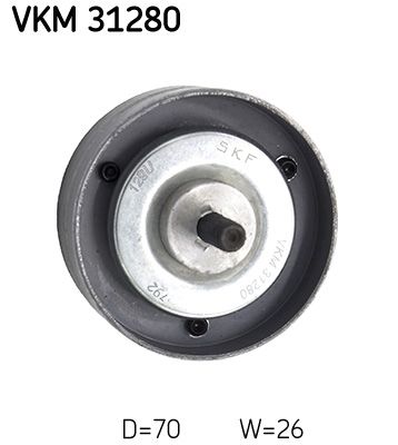 Parazīt-/Vadrullītis, Ķīļrievu siksna SKF VKM 31280