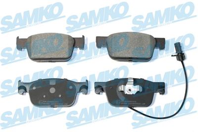 Комплект тормозных колодок, дисковый тормоз SAMKO 5SP2038
