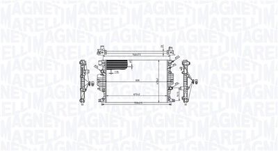 Radiators, Motora dzesēšanas sistēma MAGNETI MARELLI 350213215900