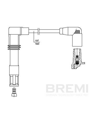 Augstsprieguma vads BREMI 1A12/26
