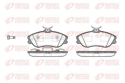 Bremžu uzliku kompl., Disku bremzes REMSA 0276.20