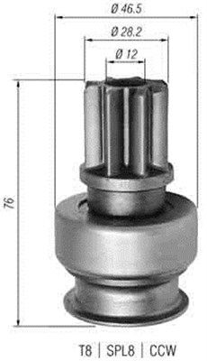 Zobrats, Starteris MAGNETI MARELLI 940113020343