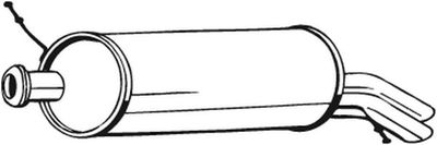 Глушитель выхлопных газов конечный BOSAL 135-547