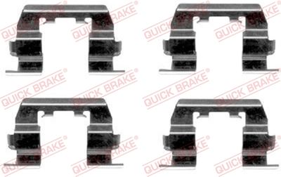 Комплектующие, колодки дискового тормоза QUICK BRAKE 109-1669