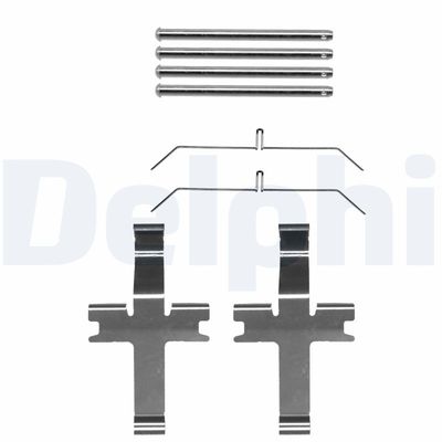 Комплектующие, колодки дискового тормоза DELPHI LX0495