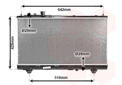 Radiators, Motora dzesēšanas sistēma VAN WEZEL 27002173