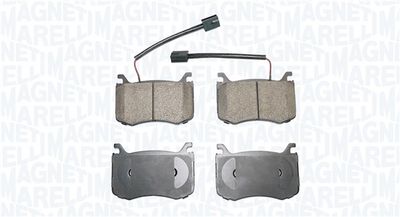 Bremžu uzliku kompl., Disku bremzes MAGNETI MARELLI 363916061108