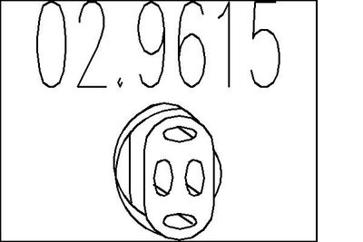 Triecienu slāpētājs, Izpūtējs MTS 02.9615