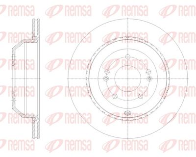 Bremžu diski REMSA 62123.10