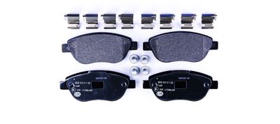 Bremžu uzliku kompl., Disku bremzes HELLA 8DB 355 011-331