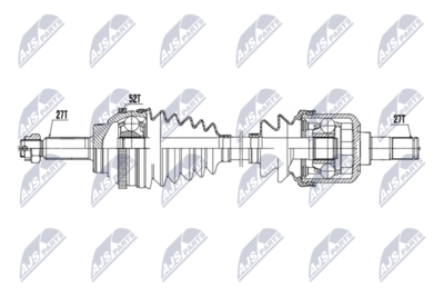 Piedziņas vārpsta NTY NPW-HY-657