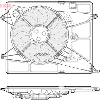 Ventilators, Motora dzesēšanas sistēma DENSO DER15005