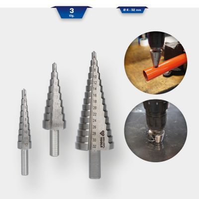 Pakāpjurbju komplekts KS TOOLS BT101925