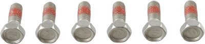 Skrūvju komplekts, Bremžu disks TRW MSS115-6