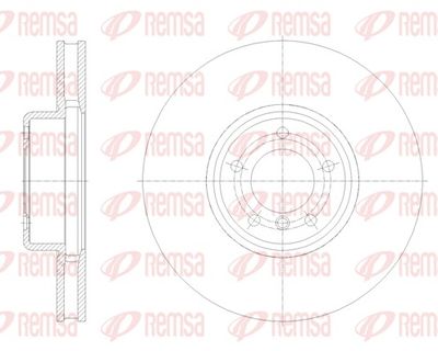 Тормозной диск REMSA 62126.10
