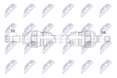 Приводной вал NTY NPW-ME-216