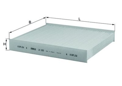 Фильтр, воздух во внутренном пространстве MAHLE LA 220