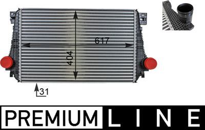 Интеркулер MAHLE CI 27 000P