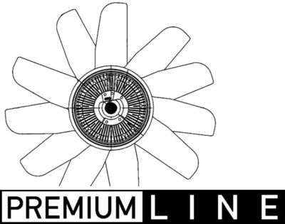 Вентилятор, охлаждение двигателя MAHLE CFF 494 000P