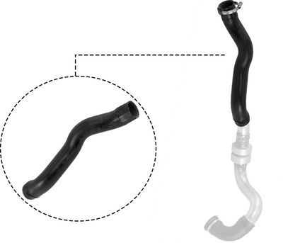 Pūtes sistēmas gaisa caurule GATES 09-0808